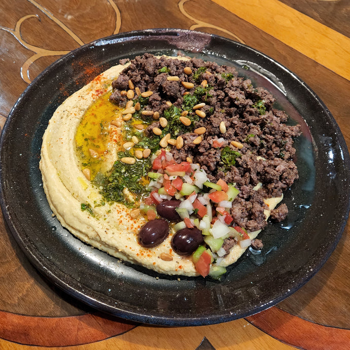 Hummus u'Basar (Middle Eastern spiced Lamb & Hummus)